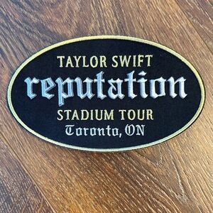 Taylor Swift Black and Gold Reputation Tour Patch